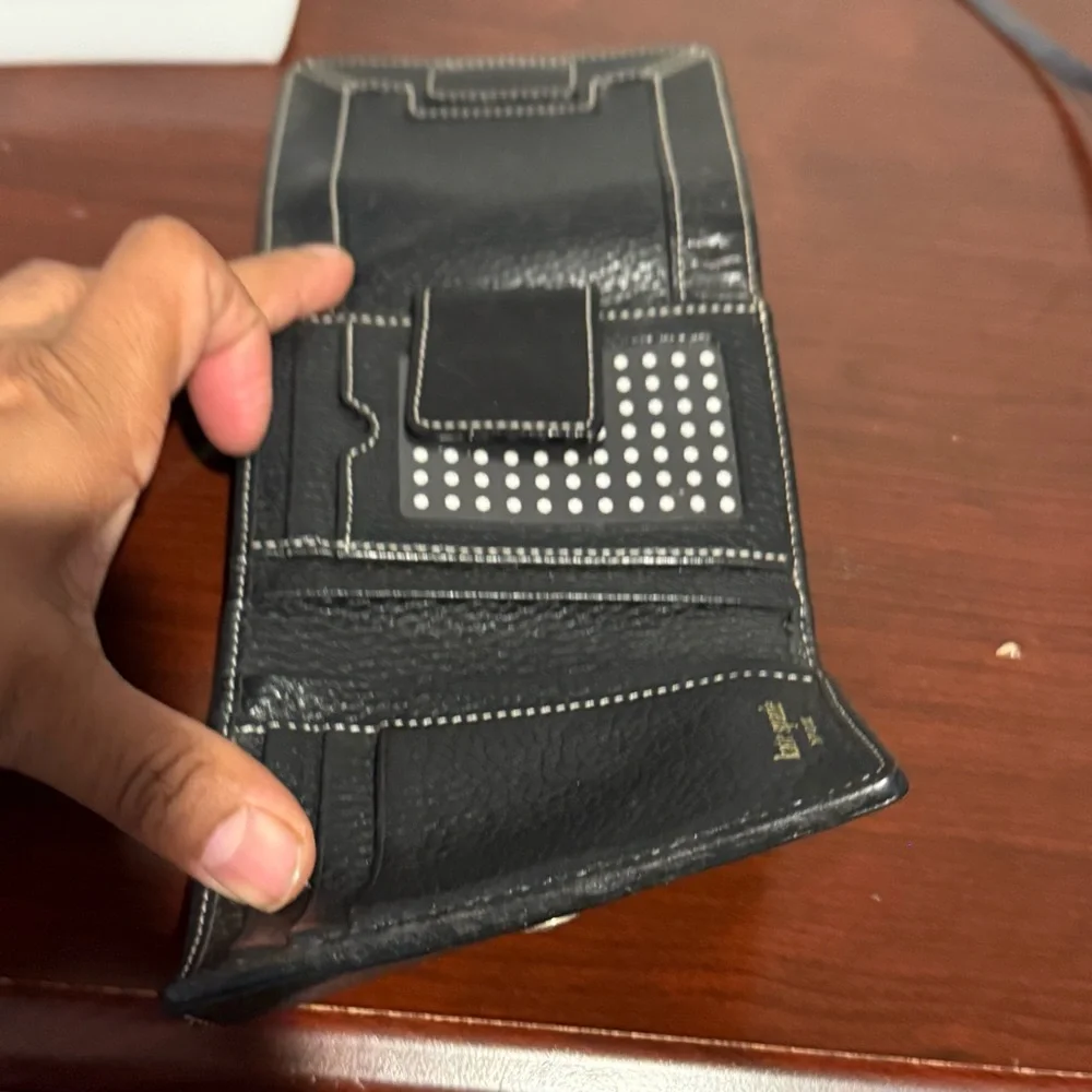 Kate Spade black Andover Posey‎ Leather Wallet